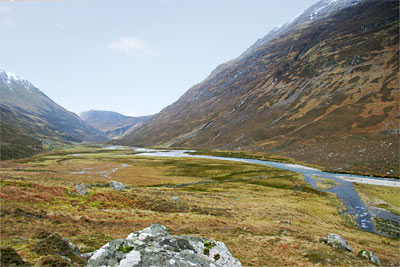 Glen Lichd looking back towards Morvich