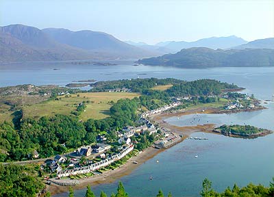 Plockton from the hill opposite