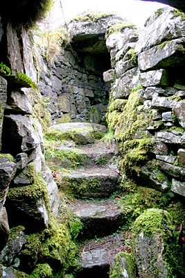 Caiteal Grugaig Broch's Internal Staircase